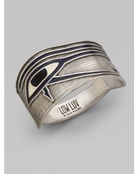 Low Luv by Erin Wasson | Metallic Evil Eye Cuff Bracelet | Lyst