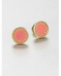 Marc By Marc Jacobs | Pink Signature Stud Earrings | Lyst