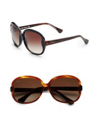 Tod's | Black Large Square Sunglasses | Lyst