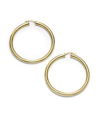 1AR By Unoaerre | Metallic Large Hoop Earrings | Lyst