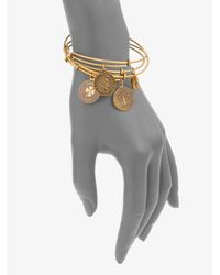 ALEX AND ANI | Metallic Expandable Wire Bracelet Set | Lyst