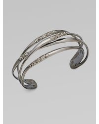 Alexis Bittar | Metallic Crisscross Cuff Bracelet | Lyst