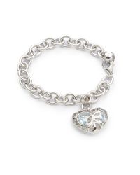Di Modolo | Metallic Blue Topaz Heart Bracelet | Lyst