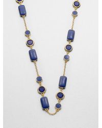 kate spade new york | Blue Pop Palette Scatter Station Necklace | Lyst