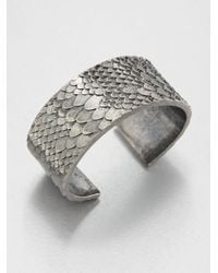Marc By Marc Jacobs | Metallic Dragon Scale Cuff Bracelet | Lyst
