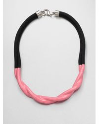 Orly Genger By Jaclyn Mayer | Pink Jenica Enamel Twisted Rope Necklace | Lyst