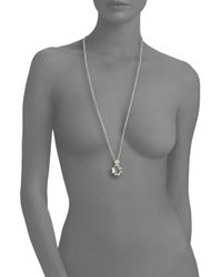 Slane | White Crystal Bee Pendantclear | Lyst