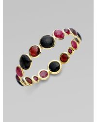 Ippolita | Metallic 18k Gold Ruby Cabochon Bangle | Lyst
