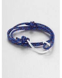 Miansai | Blue Hook Rope Wrap Bracelet | Lyst