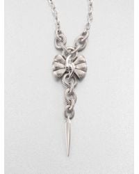 Stephen Webster | Metallic Forget Me Knot Bow Pendant Necklace | Lyst