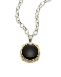 Slane | Metallic Black Onyx Pendant | Lyst