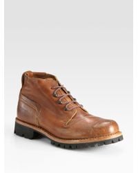 Timberland | Brown Tackhead Lineman Chukka Boots for Men | Lyst