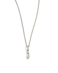 Giles & Brother | Metallic Tiny Wishbone Necklace | Lyst