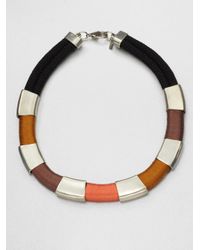 Orly Genger By Jaclyn Mayer | Orange Cordelia Thread Wrapped Rope Necklace | Lyst