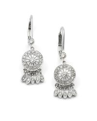 Sydney Evan | Metallic Diamond Chandelier Earrings | Lyst
