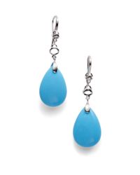 Di Modolo | Blue Icona Turquoise Cabochon Teardrop Earrings | Lyst