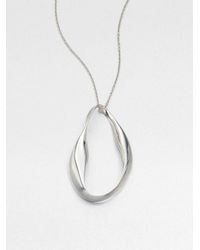 Ippolita | Metallic Sterling Silver Twisted Pendant Necklace | Lyst
