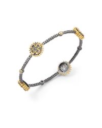 Belargo | Metallic Maltese Cross Station Bangle | Lyst