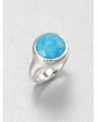 Ippolita | Metallic Turquoise and Sterling Silver Tapered Ring for Men | Lyst