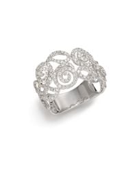 KC Designs | White Diamond Swirl Ring | Lyst