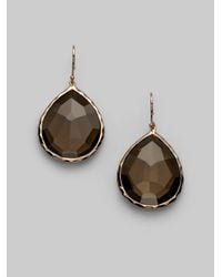 Ippolita | Black Rose Rock Candy Smoky Quartz Large Teardrop Earrings | Lyst