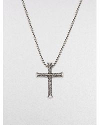 Stephen Webster | Metallic Silver Cross Pendant | Lyst