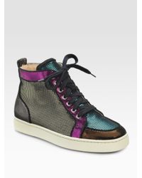 christian louboutin sneaker lyst christian louboutin sneaker lyst