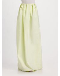 Jil Sander | Yellow Long Skirt | Lyst