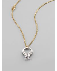 Juicy Couture | Metallic Engagement Ring Necklace | Lyst