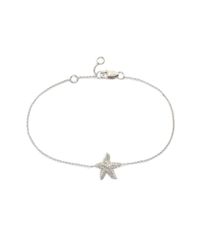 KC Designs | White Diamond Starfish Bracelet | Lyst
