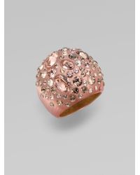 Alexis Bittar | Pink Rose Dust Dome Ring | Lyst