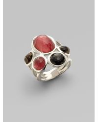 Ippolita | Metallic Clear Quartz Motherofpearl Onyx Sterling Silver Ring | Lyst