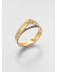 Kelly Wearstler | Metallic Abalone Inlay Ring | Lyst
