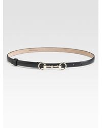 Gucci | Black Leather Horsebit Buckle Belt | Lyst