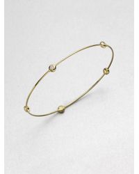 Georg Jensen | Metallic Diamond And 18K Yellow Gold Bracelet | Lyst