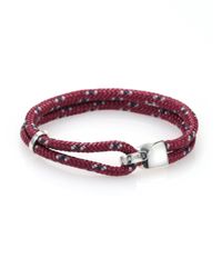 Miansai | Red Beacon Nautical Rope Bracelet | Lyst