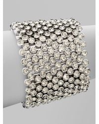 Michael Kors | Metallic Sparkling Paveacute Stretch Bracelet | Lyst