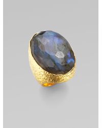 Alexis Bittar | Blue Oval Labradorite Ring | Lyst