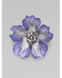 Alexis Bittar | Purple Anemone Pin | Lyst