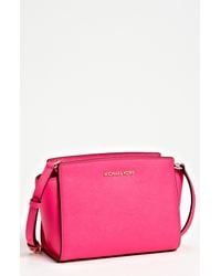 neon pink michael kors purse