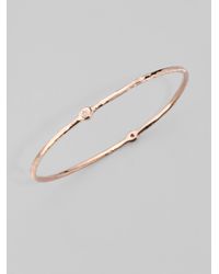 Ippolita | Pink Rose 2diamond Bangle Bracelet | Lyst