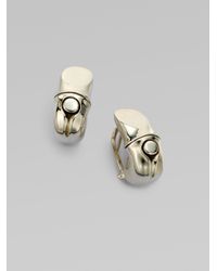 John Hardy | Metallic Shrimp Bamboo Earrings | Lyst