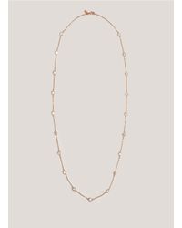 CZ by Kenneth Jay Lane | Metallic Single Long-strand Stone Necklace | Lyst