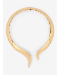 Giuseppe Zanotti | Metallic Pointed Coil Necklace | Lyst