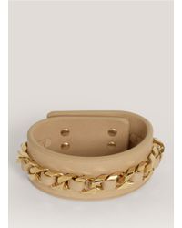 Givenchy | Natural Shark-tooth Braided Leather Bracelet | Lyst