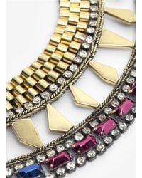 Iosselliani | Multicolor Multi-coloured Stone Collar Necklace | Lyst