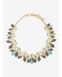 Lele Sadoughi | Metallic Lotus Necklace | Lyst