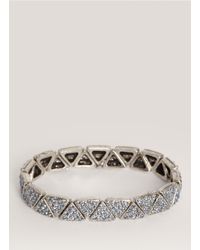 Philippe Audibert | Blue Crystal-embedded Triangle Bead Bracelet | Lyst