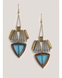 Scho | Blue Arrow Earrings | Lyst