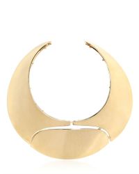 Lanvin | Metallic Oracle Brass Choker Necklace | Lyst